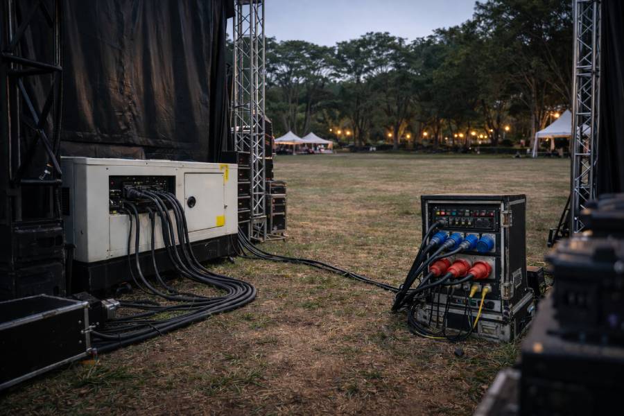 Genset profesional untuk event formal di Bekasi Jakarta Depok Tangerang Bogor