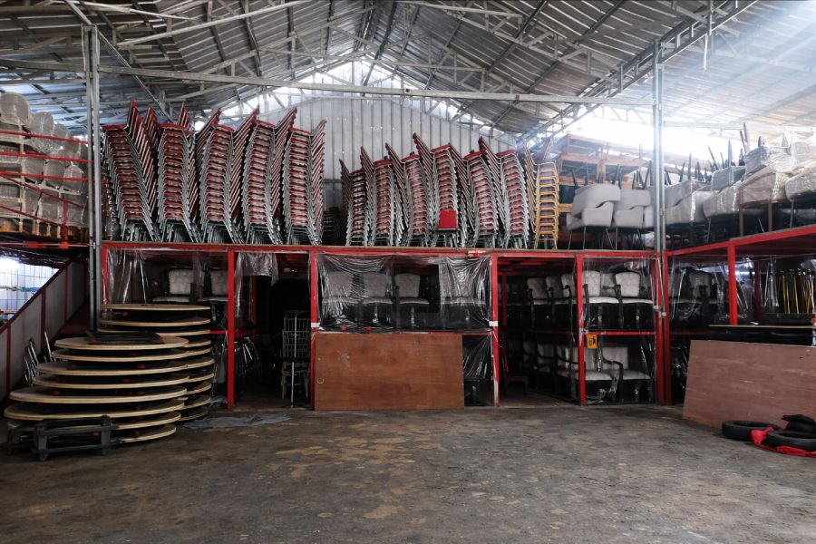 Gudang inventory equipment event SewaSatu di Mustikajaya Bekasi untuk Jabodetabek