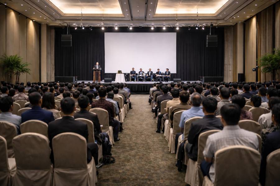 Konfigurasi speaker sound system untuk distribusi audio merata di event Bekasi Jakarta