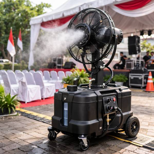Unit misty fan industrial untuk event resmi Bekasi dan Jakarta